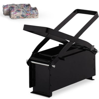 Presse à briquettes papier carton FISHTEC compacteur fer robuste noir