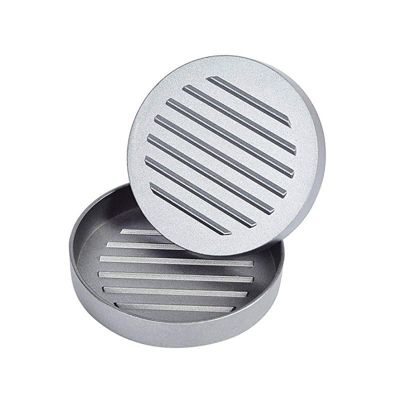 Presse à burger avec poignée en bois Herzberg HG8104
