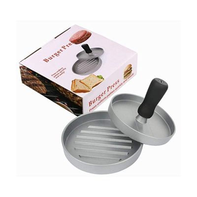 Presse à burger avec poignée en bois Herzberg HG8104