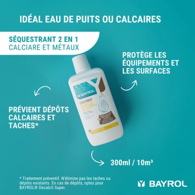 Prévention d'eau calcaire Bayrol Calcinex 1L