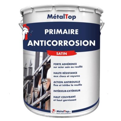 Primaire Anticorrosion - Metaltop -  Gris anthracite - Pot 15L