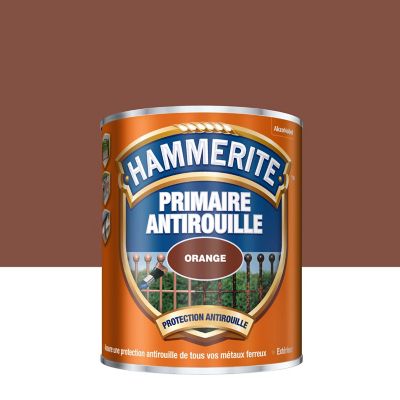 Primaire antirouille métaux ferreux orange Hammerite 0.75 L