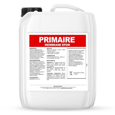 Primaire d'accrochage Epdm, rend possible l'application de peinture et résine sur membrane epdm - Primaire Epdm PROCOM-5-
