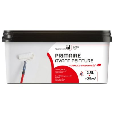 Primaire d'accrochage opacifiante avant peinture 2,5L - ID Paris