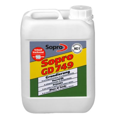 Primaire d'accrochage pour support absorbant (béton, chape, enduit...) - Sopro GD 749 - 5 kg