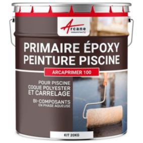 Primaire epoxy piscine sol et mur HAUTE RESISTANCE  - 20 kg (jusqu'à 100 m²) - ARCANE INDUSTRIES