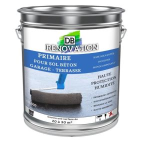 Primaire pour sol béton - Incolore 3,5L (20 à 30m²) DB RENOVATION - Haute protection humidité - Excellent accrochage