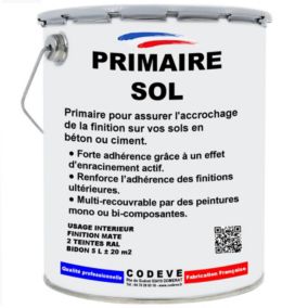 Primaire Sol -  5 L   - Codeve Bois - RAL 7040 - Gris fenêtre