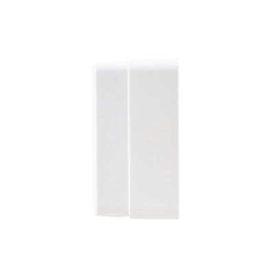 Prise avec terre monobloc en saillie blanc complet