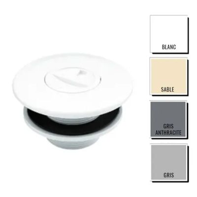 Prise balai AstralPool Prestige avec écrou 2" - piscine coque Blanc