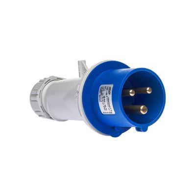 Prise Cee Male 2p+t 16a - 220v - étanche Ip44 - Ide