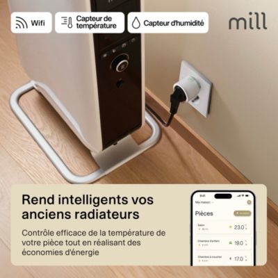 Prise connectée Mill smart thermo control wi-Fi/bluetooth 10A 240V