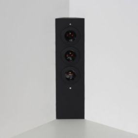 Prise cuisine ESQUINA - Bloc 3 prises Soft Touch noir