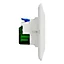 Prise de courant affleurante + USB-C Schneider Electric Ovalis blanc