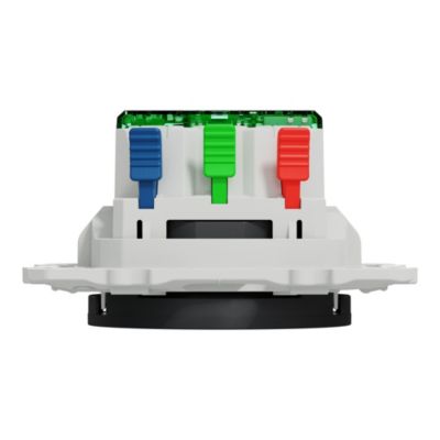 Prise de courant avec terre affleurante + usb C 10.5W Schneider Electric Odace anthracite