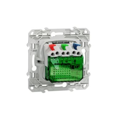 Prise de courant avec terre affleurante + usb C 10.5W Schneider Electric Odace anthracite
