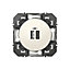 Prise double USB-A/C Legrand Dooxie blanc carrée