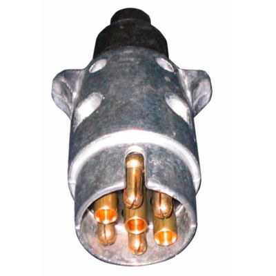 Prise remorque mâle 12 V 7 broches aluminium