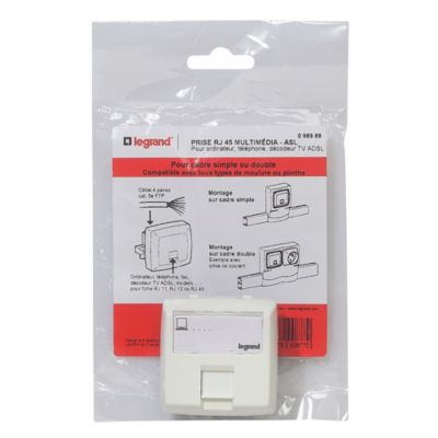 Prise RJ 45 cat.5e FTP ASL Legrand blanc