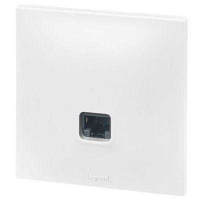 Prise RJ45 CAT6 Legrand Neptune Blanc mat