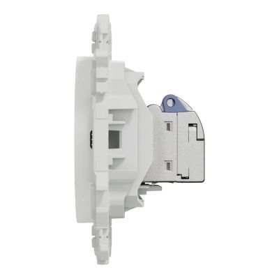 Prise RJ45, Cat6 STP grade 2TV min à grade 3TV, blanc craie, Odace