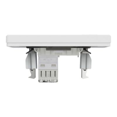 Asfora – Telefono di scatola ISDN 1 x CAT5e 1 x RJ11, Presa, completo, Schneider Electric, Bianco, nuovo