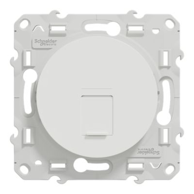 Image principale de Prise RJ45 Schneider Electric grade 3 catégorie 6 STP odace blanc