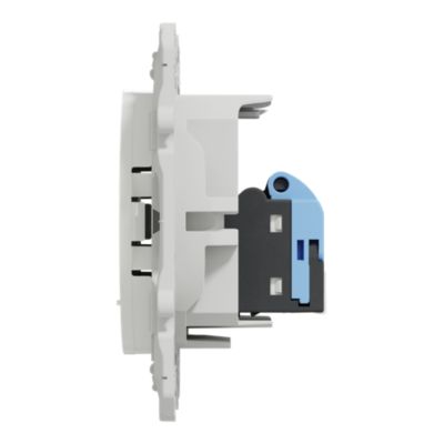 Prise RJ45 Schneider Electric grade 3 catégorie 6 STP odace blanc
