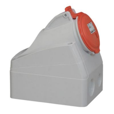 Prise saillie fixe P17 IP44 32A - 380V - 415V - 3P+N+T