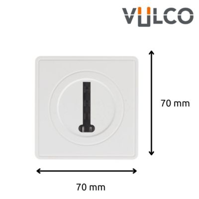 Prise téléphone 8 plots en saillie - blanc - Vulco