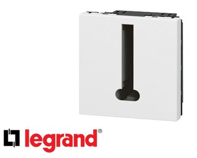 Prise téléphone en T 2 modules Legrand Mosaic composable