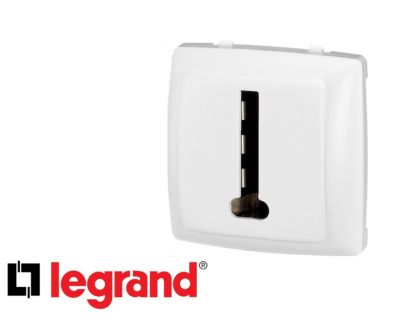 Prise téléphone en T Legrand Otéo composable