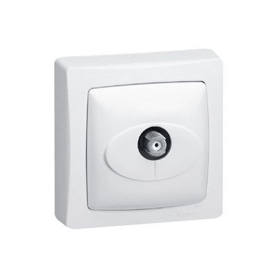 Prise TV simple ASL Legrand blanc 9.5 mm
