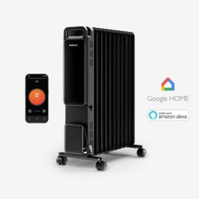 Pro Breeze OmniWarm Radiateur 2500W à 11 ailettes, huile, affichage numérique, contrôle intelligent via app
