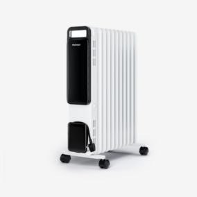 Pro Breeze OmniWarm radiateur à bain d'huile 2500w avec 11 ailettes, mode éco et affichage numérique