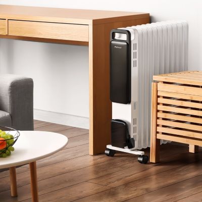Pro Breeze OmniWarm radiateur à bain d'huile 2500w avec 11 ailettes, mode éco et affichage numérique