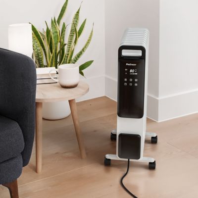 Pro Breeze OmniWarm radiateur à bain d'huile 2500w avec 11 ailettes, mode éco et affichage numérique