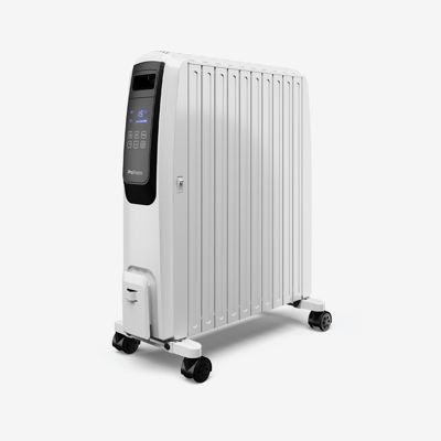 Pro Breeze Radiateur numérique à bain huiles 2500W, chauffage électrique 10 éléments