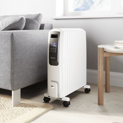 Pro Breeze Radiateur numérique à bain huiles 2500W, chauffage électrique 10 éléments