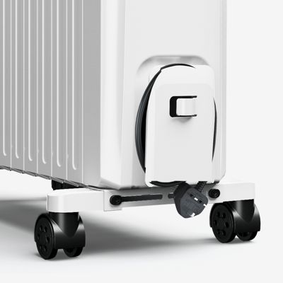 Pro Breeze Radiateur numérique à bain huiles 2500W, chauffage électrique 10 éléments