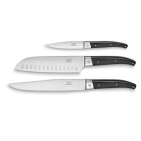 Pro - Set de 3 couteaux de chef - Noir