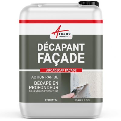 Produit décapant peinture pour façade et béton : ARCADECAP FAÇADE  - 5 L - ARCANE INDUSTRIES