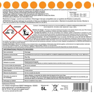 Produit d'Hivernage liquide pour Piscine 5L
