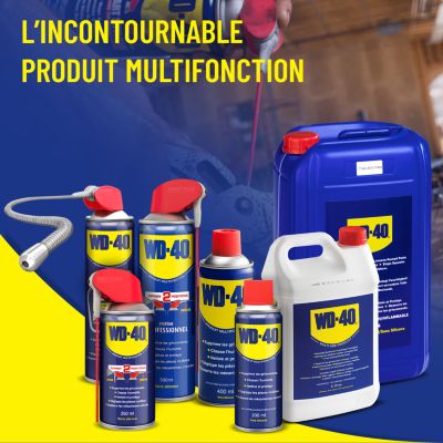 Produit multifonction spray double position WD-40 200 ml + 10%