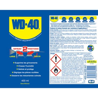 Produit Multifonction WD-40 Spray 2 Positions 400ml