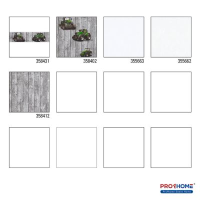 Profhome 358431-GU Papier peint enfants lisse mat 0,65 m2