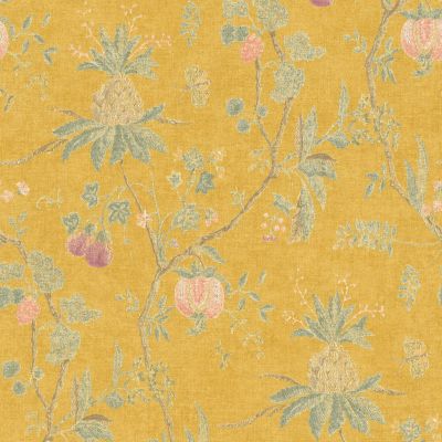 Profhome 367194-GU Papier peint floral légèrement texturé mat 5,33 m2