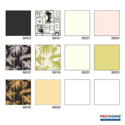 Profhome 369322-GU Papier peint ton-sur ton lisse mat 5,33 m2