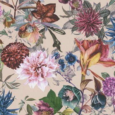 Profhome 381755-GU Papier peint floral lisse mat 5,33 m2