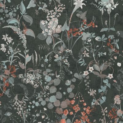 Profhome 388254-GU Papier peint floral texturé mat 5,33 m2